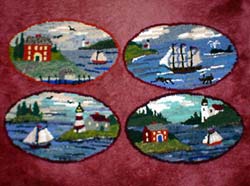 Oval Seascape Rugs