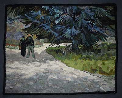 Couple Walking on a Road