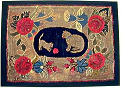 Antique Cats Rug