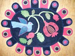 Bird with Pomegranates
