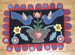 Flower Bowl with Birds - Kit and Pattern Available