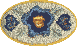 Primitive Flower Rug Kit
