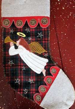 Angel Christmas Stocking