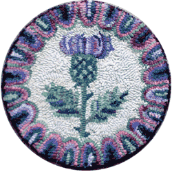 Scottish Thistle Rug Kit