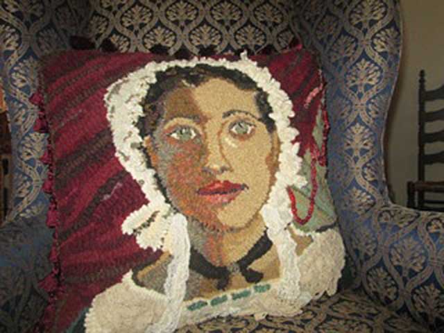 Embellished Portrait Pillow