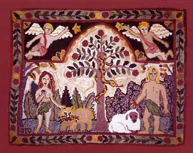 Adam and Eve Rug - sold